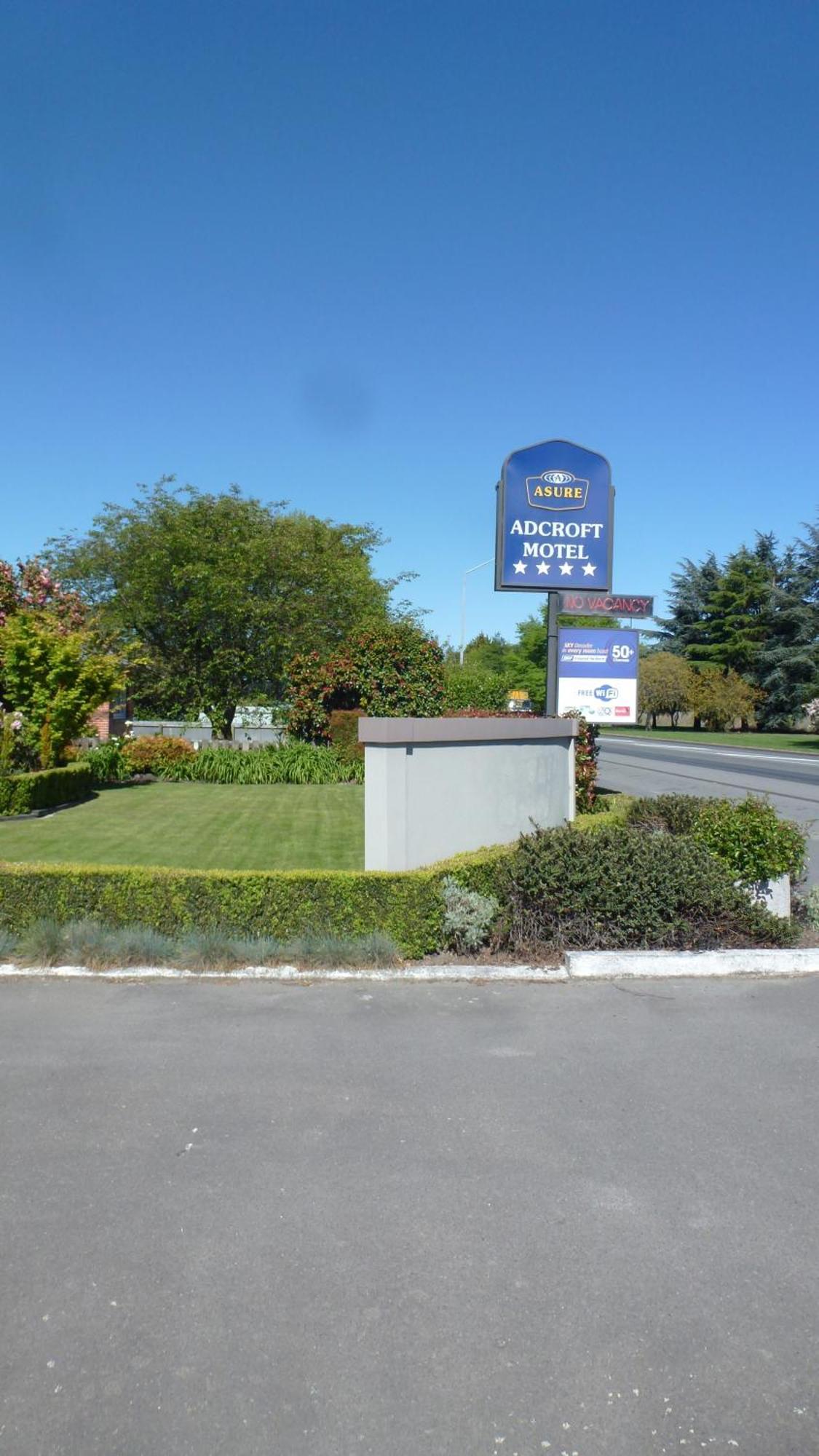 Asure Adcroft Motel Ashburton Exteriér fotografie